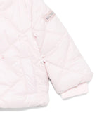 Giubbino per neonata Monnalisa rosa con cappuccio - Rubino Kids