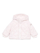 Giubbino per neonata Monnalisa rosa con cappuccio - Rubino Kids