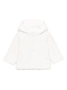 Giubbino per neonata Tartine Et Chocolat bianco con maglia intrecciata - Rubino Kids
