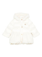 Giubbino per neonata Tartine Et Chocolat bianco con motivo con logo - Rubino Kids