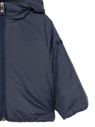 Giubbino per neonati Il Gufo blu con ricamo logo sulla manica - Rubino Kids