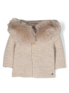 Giubbino per neonati PaZ RODRIGUEZ beige con cappuccio - Rubino Kids