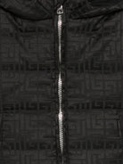 Giubbino per neonato Balmain Kids nero con design trapuntato - Rubino Kids