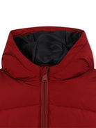 Giubbino per neonato Boss Kids rosso con chiusura frontale con zip - Rubino Kids