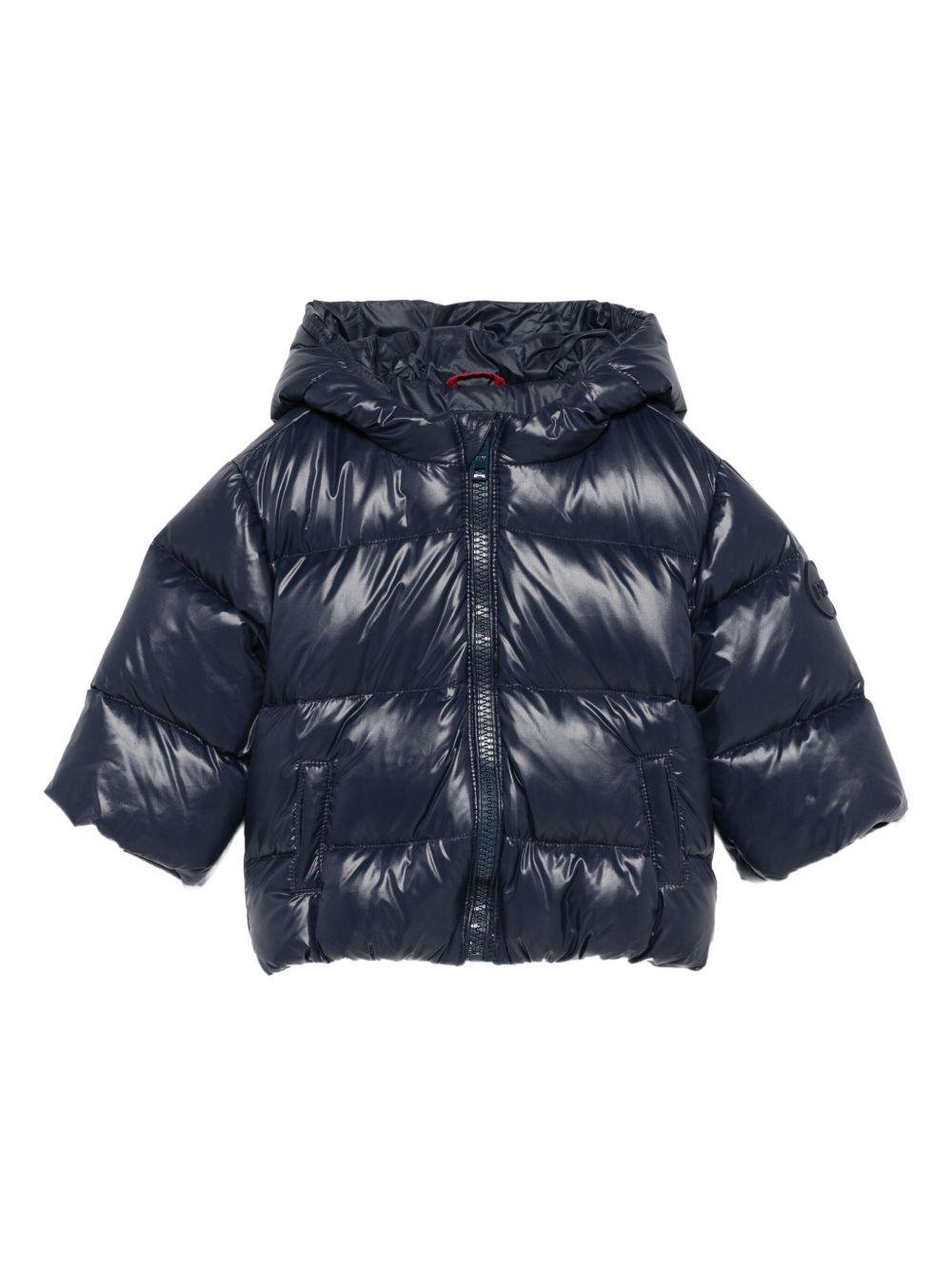 Giubbino per neonato Fay Kids blu con cappuccio - Rubino Kids