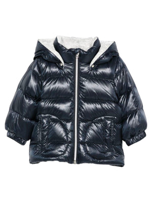 Giubbino per neonato Herno Kids blu modello trapuntato