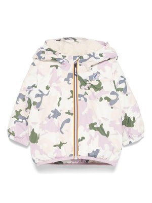 K Way Kids E. Le Vrai 3.0 Claudine Multi-Color Padded Baby Jacket