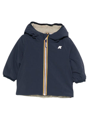 Giubbino per neonato K-Way Kids Jack blu con design imbottito
