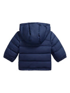Giubbino per neonato Polo Ralph Lauren Kids blu con cappuccio - Rubino Kids