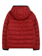 Giubbino reversibile per bambino Boss Kids rosso con dettaglio logo - Rubino Kids