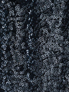 Gonna con paillettes per bambina Balmain Kids blu con bottoni - Rubino Kids