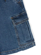 Gonna denim Belli per bambina Molo blu con passanti - Rubino Kids