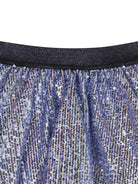 Gonna per bambina Billieblush blu con decorazione con paillettes - Rubino Kids