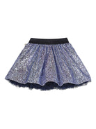 Gonna per bambina Billieblush blu con decorazione con paillettes - Rubino Kids