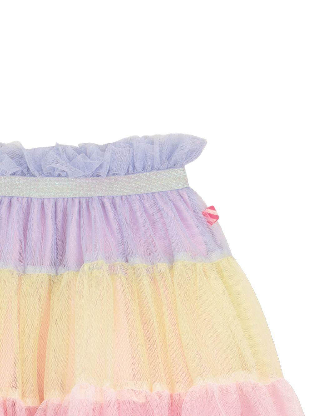 Gonna per bambina Billieblush multicolore con dettagli glitterati - Rubino Kids