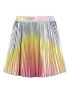Gonna per bambina Billieblush multicolore plissettata iridescente - Rubino Kids
