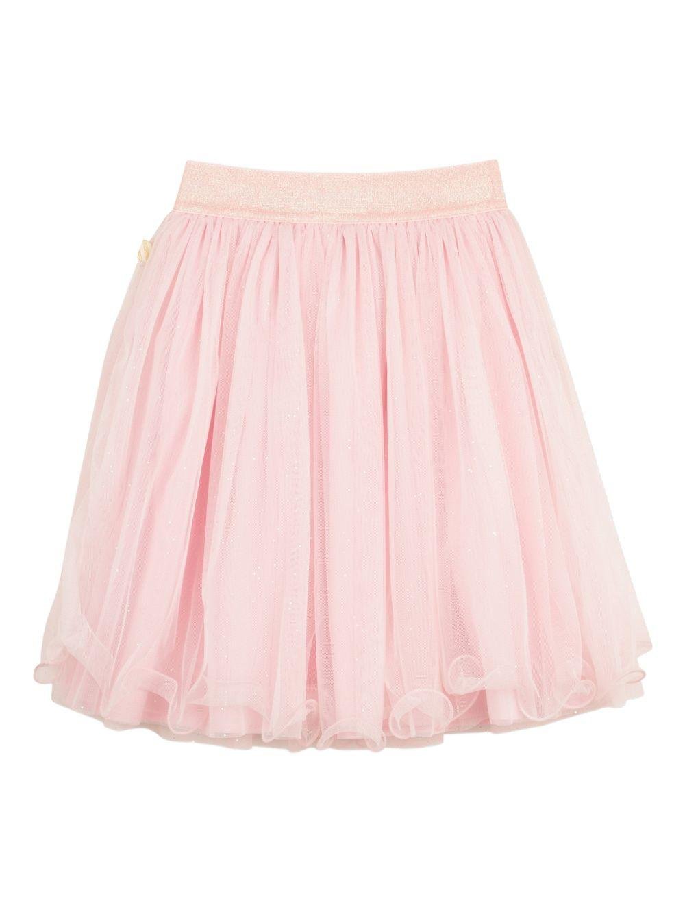 Gonna per bambina Billieblush rosa in tulle - Rubino Kids