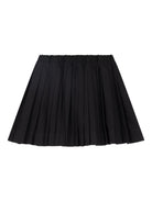 Gonna per bambina Bonpoint nera con design plissettato - Rubino Kids