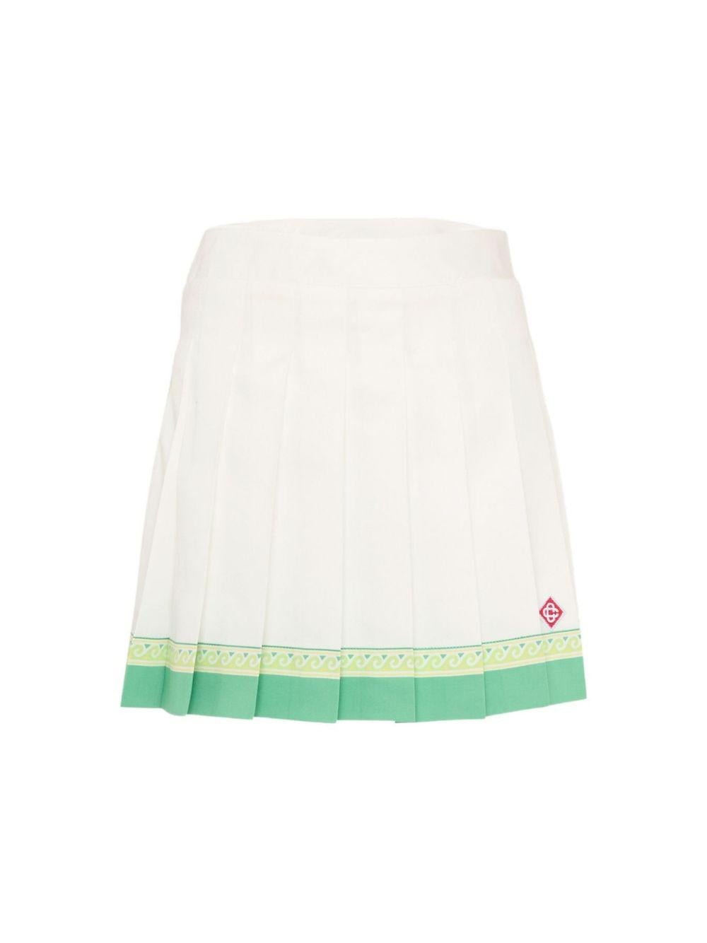 Gonna per bambina Casablanca Kids avorio con dettaglio ricamato - Rubino Kids