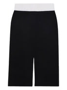 Gonna per bambina DKNY Kids nera con dettaglio logo - Rubino Kids