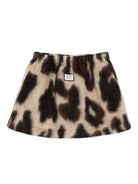 Gonna per bambina Douuod Kids animalier con design a trapezio - Rubino Kids