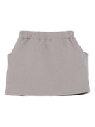 Gonna per bambina Douuod Kids grigia con due tasche laterali - Rubino Kids