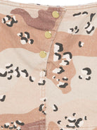 Gonna per bambina Douuod Kids marrone con stampa camouflage - Rubino Kids