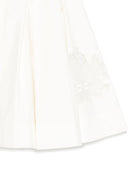 Gonna per bambina Elisabetta Franchi La Mia Bambina bianco plissettata - Rubino Kids