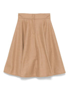 Gonna per bambina Elisabetta Franchi La Mia Bambina nera svasata - Rubino Kids