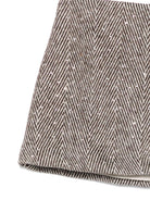 Gonna per bambina Il Gufo marrone a spina di pesce - Rubino Kids