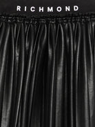 Gonna per bambina John Richmond Junior nera con design plissettato - Rubino Kids