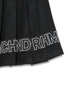 Gonna per bambina John Richmond Junior nero con logo - Rubino Kids
