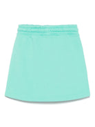 Gonna per bambina John Richmond Junior verde acqua con logo gommato - Rubino Kids