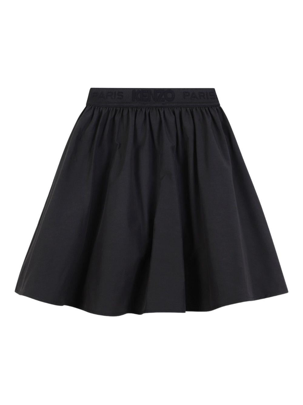 Gonna per bambina Kenzo Kids blu con dettaglio con arricciatura - Rubino Kids