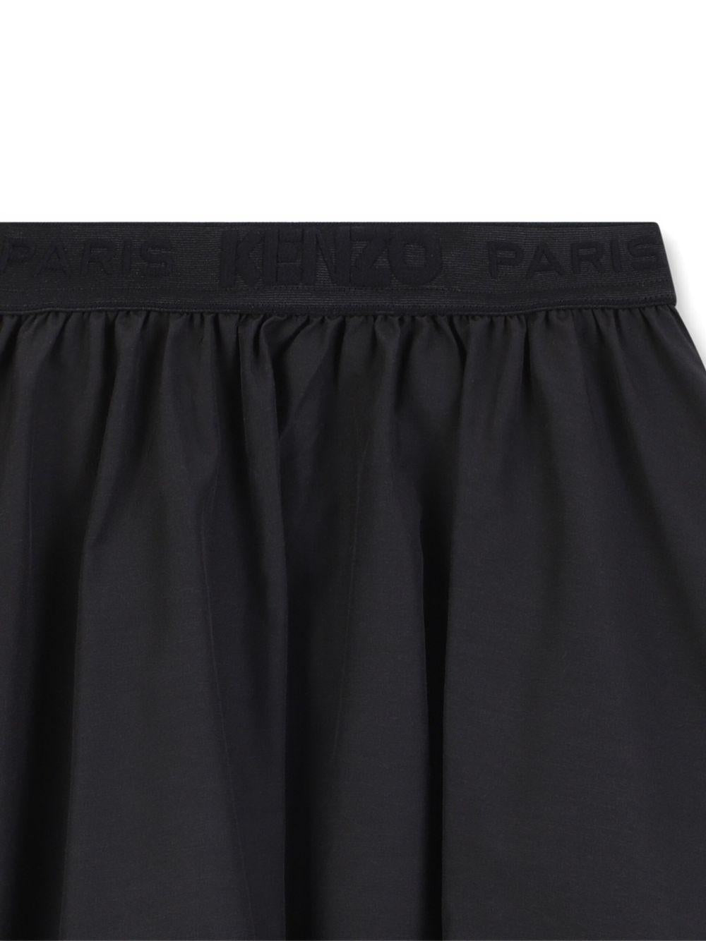 Gonna per bambina Kenzo Kids blu con dettaglio con arricciatura - Rubino Kids