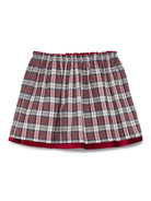 Gonna per bambina Mariella Ferrari rosso con vita elasticizzata - Rubino Kids