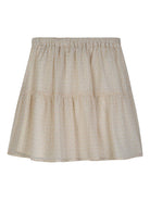 Gonna per bambina Michael Kors Kids bianca con stampa logo all - over - Rubino Kids