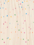 Gonna per bambina Molo avorio con stampa cuoricini all - over - Rubino Kids