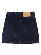 Gonna per bambina Molo blu a coste - Rubino Kids