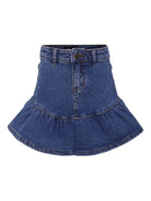 Gonna per bambina Molo denim Bridget con orlo increspato e tasche posteriori - Rubino Kids