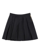 Gonna per bambina Moncler Enfant blu a ruota - Rubino Kids