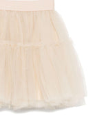 Gonna per bambina Monnalisa beige con design a strati - Rubino Kids