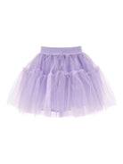 Gonna per bambina Monnalisa viola con ruches - Rubino Kids