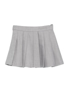 Gonna per bambina Pinko Kids grigia con design plissettato - Rubino Kids