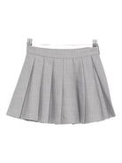 Gonna per bambina Pinko Kids grigia con design plissettato - Rubino Kids