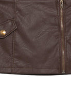 Gonna per bambina Pinko Kids marrone con zip - Rubino Kids