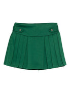 Gonna per bambina Polo Ralph Lauren Kids verde a pannelli plissettati - Rubino Kids