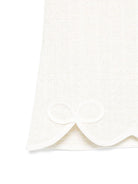 Gonna per bambina Self - Portraits Kids bianca con fiocco - Rubino Kids