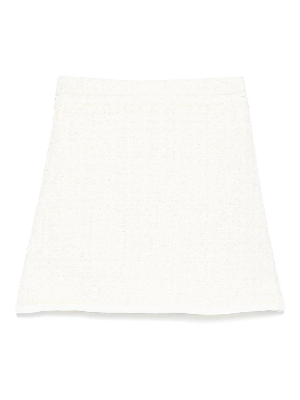 Gonna per bambina Self - Portraits Kids bianca con fiocco - Rubino Kids