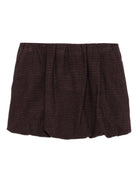 Gonna per donna ALYSI viola con motivo a quadri - Rubino Kids